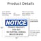 Signmission Private Property Stay Out No Hunting Horses OSHA Notice Sign, Plastic, 14in W x 10in L, 2PK OS-2PACK-NS-P-1014-L-17862 - alternate 4